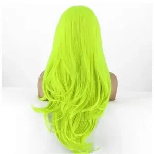 Accessories | Limeade 24 Neon Yellow Lace Front Wave Wig New 